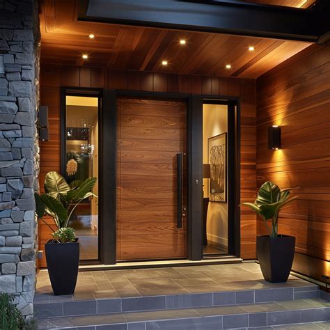 Modern front door creates a good impression – Artofit