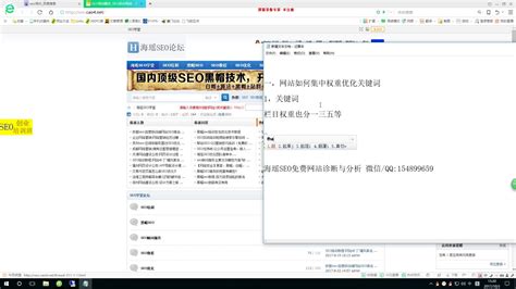 seo视频教程之网站集中权重优化操作方法