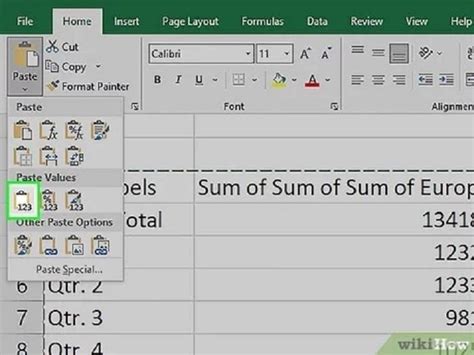 Image result for +Remove PivotTable Excel