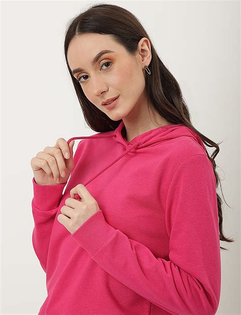 Buy Cotton Mix Plain Hooded Sweatshirt at Marks & Spencer