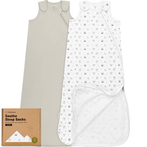 2-Pack Organic Sleep Sacks, 100% Cotton -Baby Sleeping Sack, Wearable ...