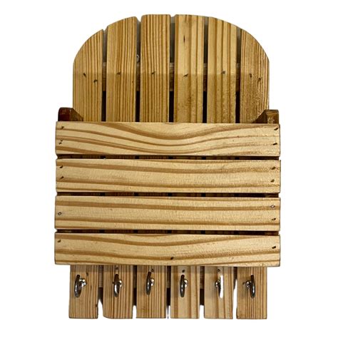 Hug A Plant|Wall Hanging Wooden Key Holder Stand for Home Wall, Office