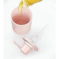 InterDesign Cade Plastic Bathroom Accessories Set (4 PCS) - Refillable ...