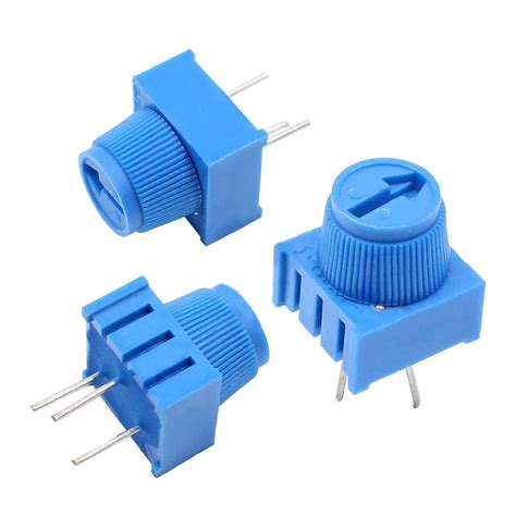 10PCS Potentiometer Resistor 3386P-103 10K Ohm Single Turn Breadboard ...