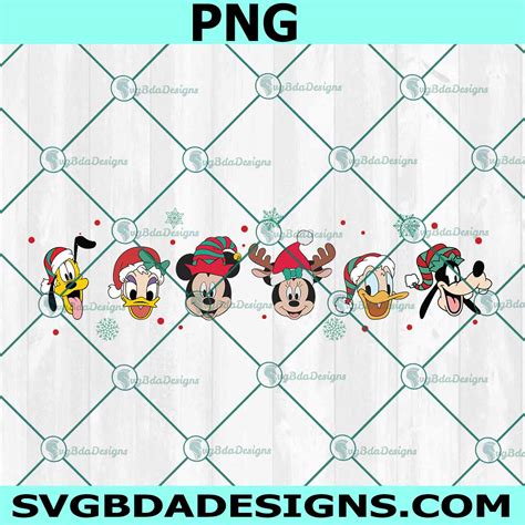 Christmas Disney Friends PNG Clip Art, Disney Christmas PNG