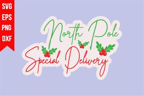 North Pole Special Delivery Graphic by Joy RoyStudio930 · Creative Fabrica