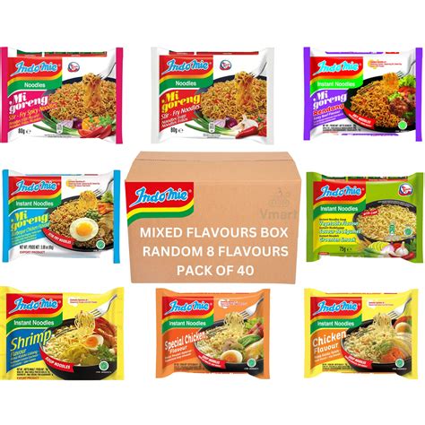 Buy Vmart Indomie Mi Goreng Instant Noodles Assorted Mixed Flavours ...