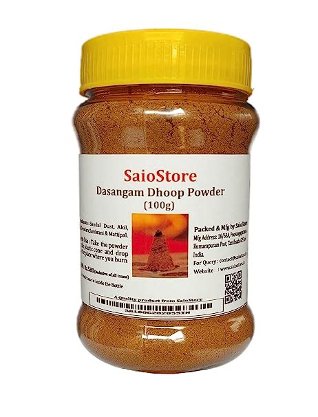 SaioStore Orginal Dasangam Powder - 100grams, Brown : Amazon.in: Home ...