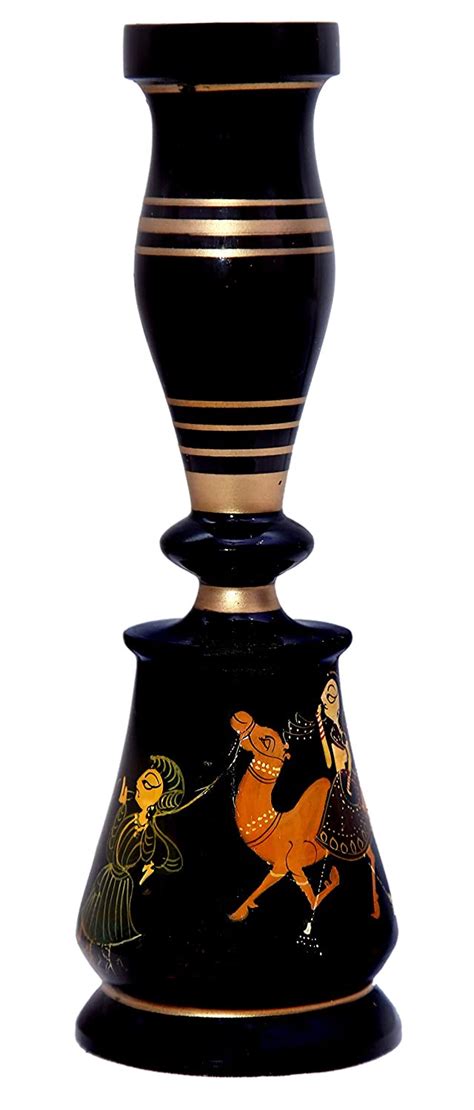 Buy Genius Bird Wooden Handmade with Beautiful Hand Painted Flower Vase ...