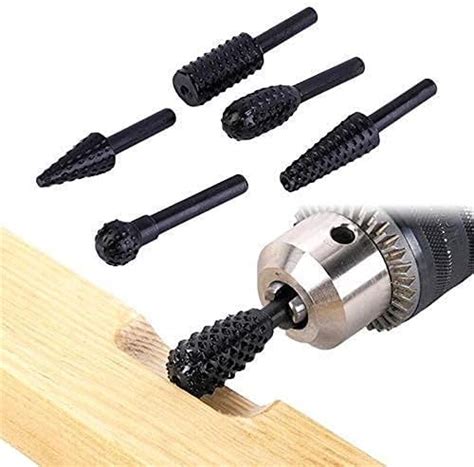 Universal Buyer High Speed Steel Burr Drill Bit Set Wood Carving Rasps ...