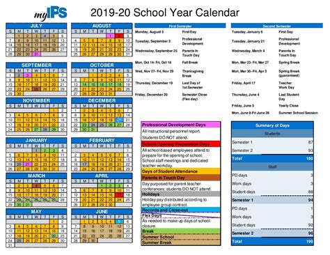 Rtc Academic Calendar - Printable Calendars AT A GLANCE