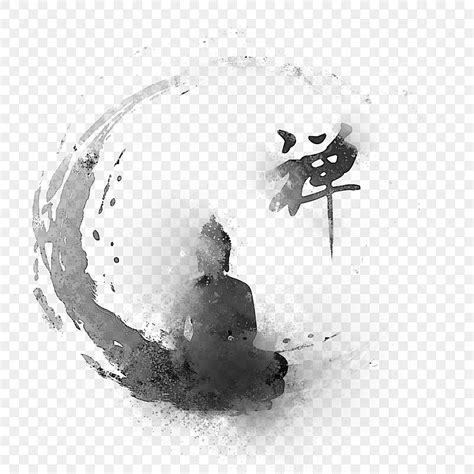 Silhouettes Buddha Silhouette Transparent Background, Zen Ancient Style Ink Buddha Silhouette ...