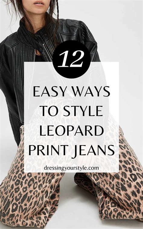 12 Easy Ways to Style Leopard Print Jeans Outfits no Matter Your ...