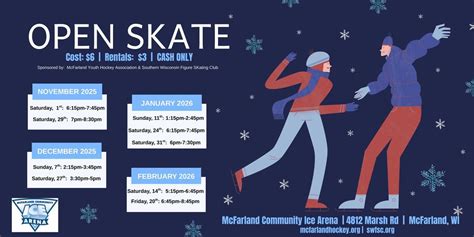Open Skate!!, McFarland Community Ice Arena, Mc Farland, 7 December ...