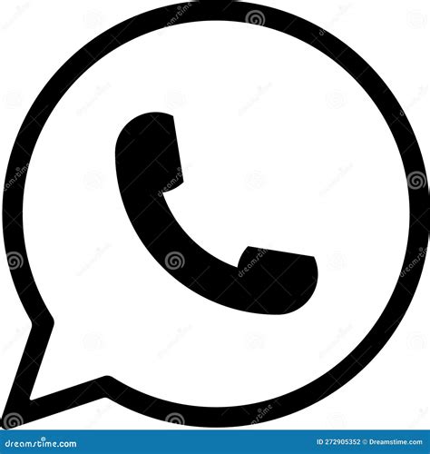 WhatsApp Logo Messenger Icon. Realistic Social Media Logotype Editorial Photography ...