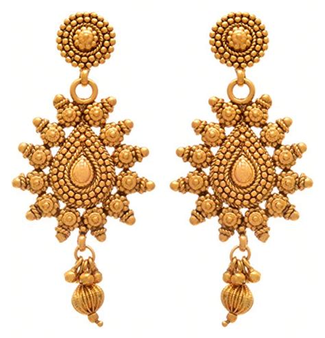 Buy Jfl - Jewellery For Less Traditional Ethnic Temple One Gram Gold ...