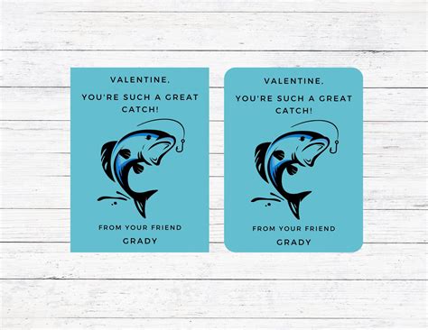 Fishing Valentine's Day Card, Fisherman Valentine, Printable Valentine ...