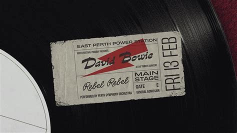 Rebel Rebel | Perth Festival, Perth, East Perth Power Station, 13 ...