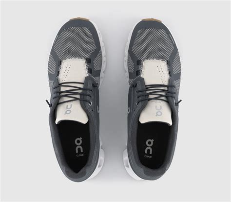 ON Cloud 5 Combo Trainers Rock Ice - Men's Trainers