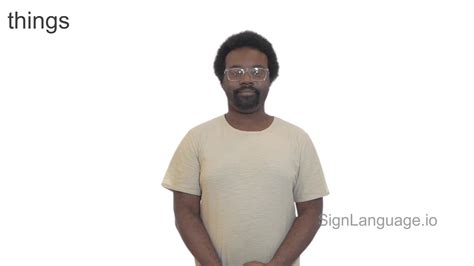 Things in ASL - American Sign Language - 5 Video Examples