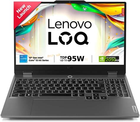Lenovo LOQ 12th Gen Intel Core i5-12450HX 15.6" (39.6cm) 144Hz 300Nits ...