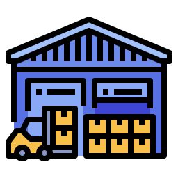 Warehouse - Free transportation icons