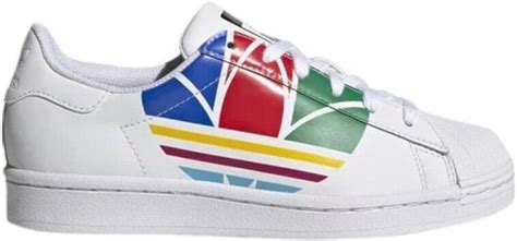 Adidas Superstar Pure Colorful Trefoil - Cloud White for sale | eBay