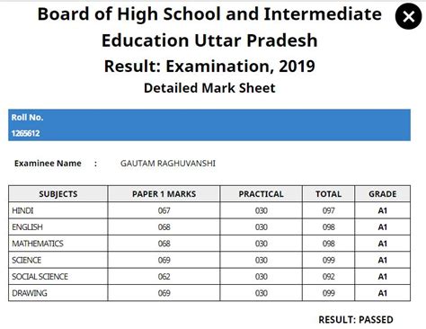 UP Board Result 2019: यहां देखें कानपुर के 10th के टॉपर्स की मार्कशीट ...