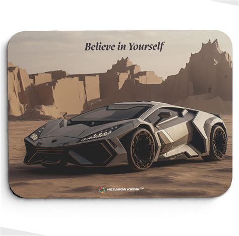 HEXAGON KNOW Lambo - Batmobile Type Car Inspired AI Art Motivational ...
