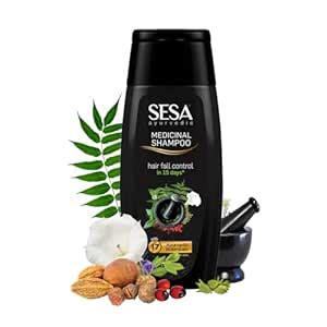 Sesa Ayurvedic Medicinal Shampoo Hairfall Control Anti Dandruff Shampoo ...