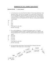 Image result for Fe Civil Exam Sample Questions
