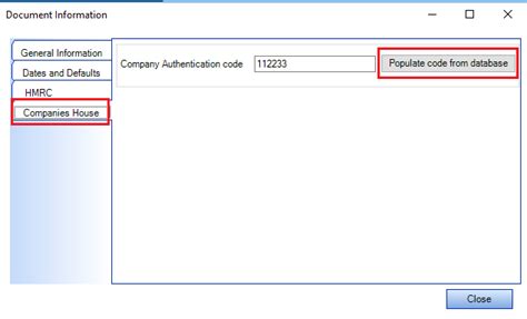 Image result for Companies House Authentication Code Example