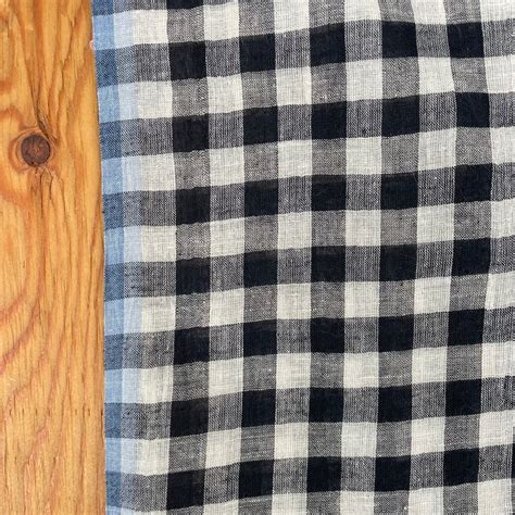 【NEW】Cotton ベンガル ／ブラックチェック | fabric camp