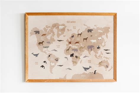 World Map of Animals 的图像结果