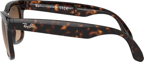 Buy Ray-Ban Women's RB4105 Folding Wayfarer Square Sunglasses Online at ...