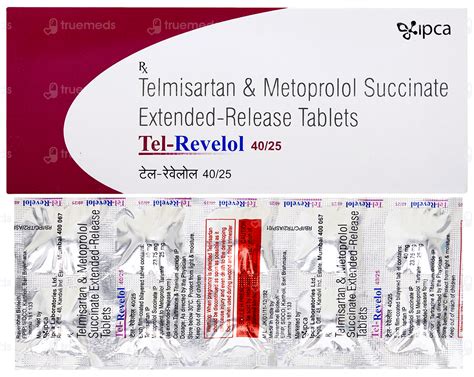 Tel Revelol 40/25 MG Er | Order Tel Revelol 40/25 MG Tablet Er Online ...