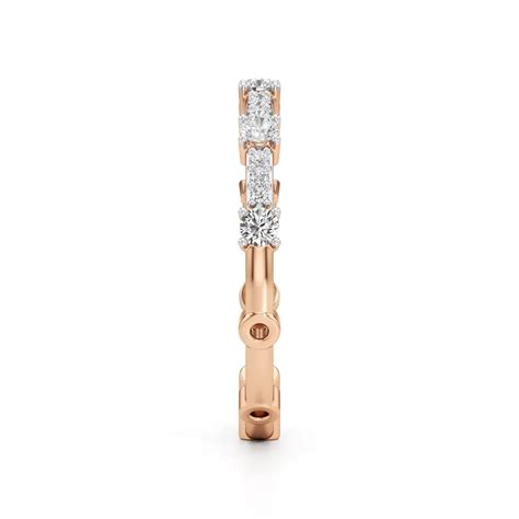 Brilliant Round Delicate Gold Ring – WAHE