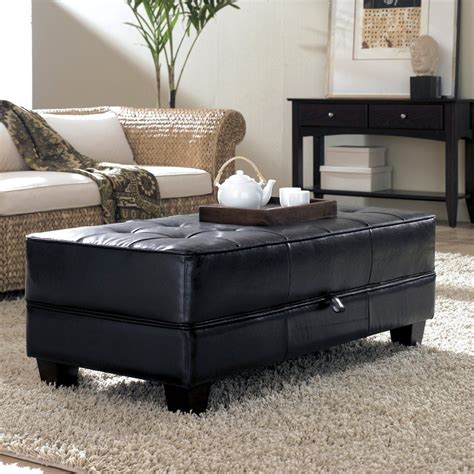 2026 Latest Choosing the Perfect Rectangle Leather Ottoman Coffee Table ...