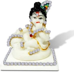 Airtick Marbel White Color Lord Ganesha/Ganpati/Vinayak Idol Nug Statue ...