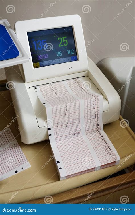 Fetal Contraction Monitor stock image. Image of fold - 32091977