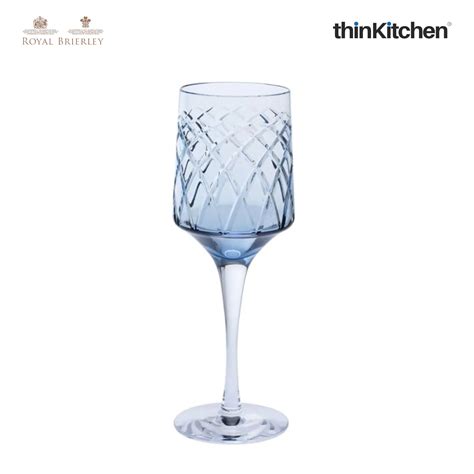 Buy Royal Brierley Harris Wine Ink Blue Glass Online at thinKitchen