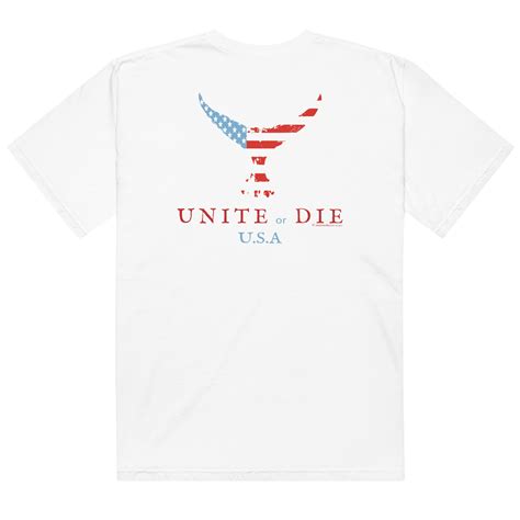 Unite Or Die Tuna Tail T Shirt – Sea Smoke