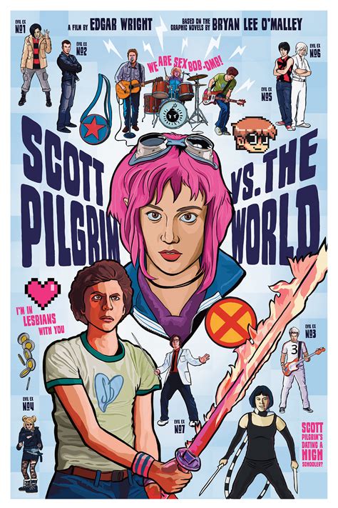 Scott Pilgrim Vs The World | Poster By Chrisayerscreative