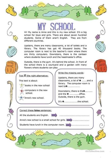 Reading Worksheets