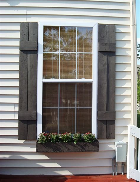 Wooden Outside Window Shutters