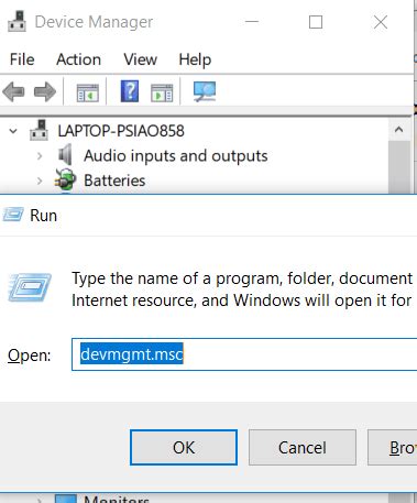 Device Manager Run Command 的图像结果