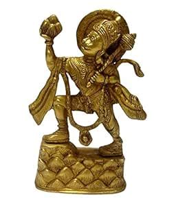 Brass Statue of Hanuman Lifting Parvat : Amazon.in: Home & Kitchen
