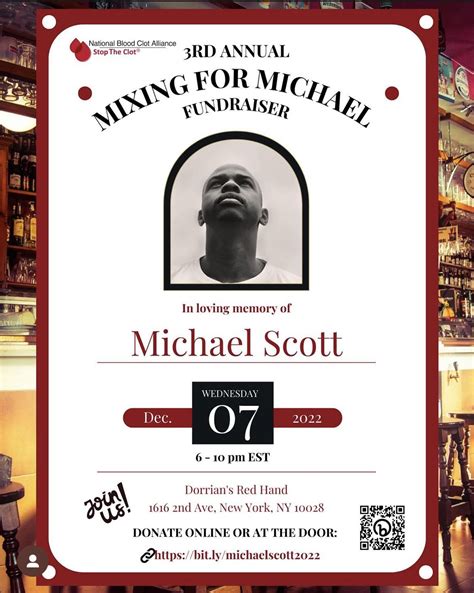 "Mixing for Michael” Fundraiser | Dorrian’s Red Hand (New York City)