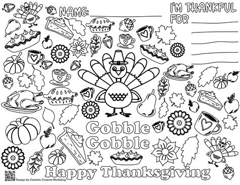 Thanksgiving Coloring Pages For Kids Printable
