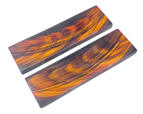Buffalo Horn Golden Streaks Scales – Waniya Craft